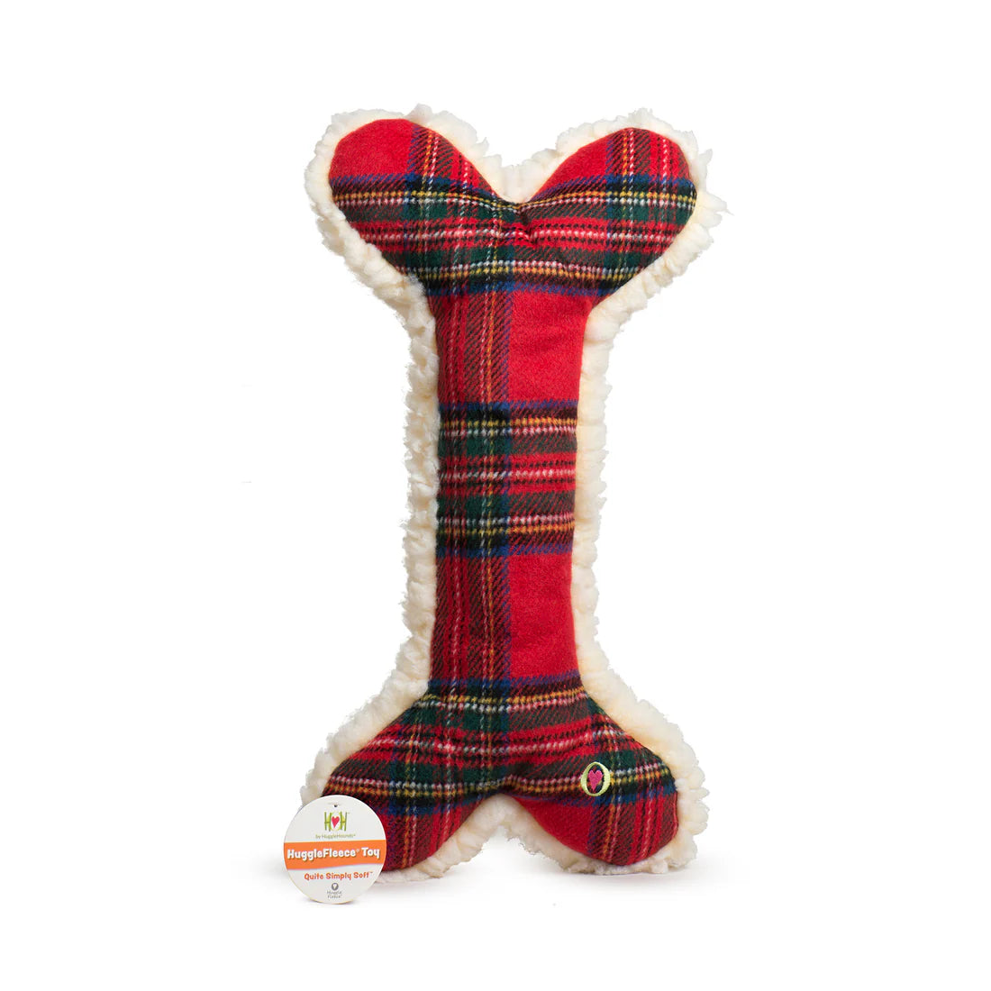 Huggle Houndz 24" Tartan Bone Dog Toy
