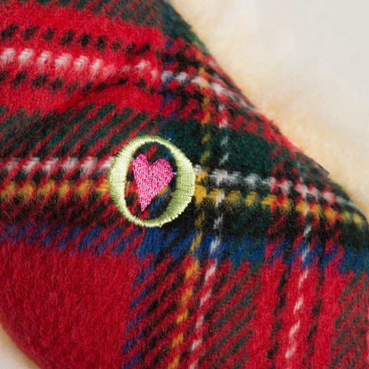 Huggle Houndz 12" Tartan Bone Dog Toy