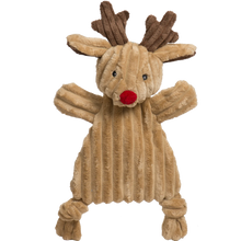 Huggle Houndz Reindeer Flattie Dog Toy