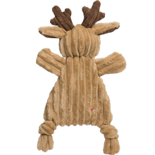 Huggle Houndz Reindeer Flattie Dog Toy