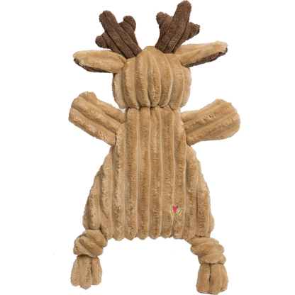 Huggle Houndz Reindeer Flattie Dog Toy