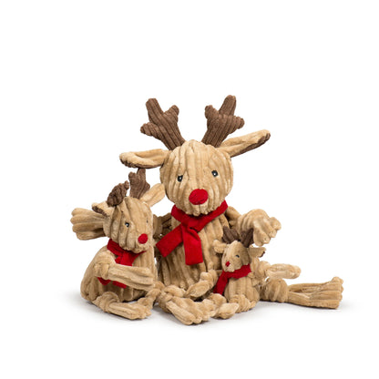 Huggle Houndz Rudy Reindeer Knotties Dog Toy