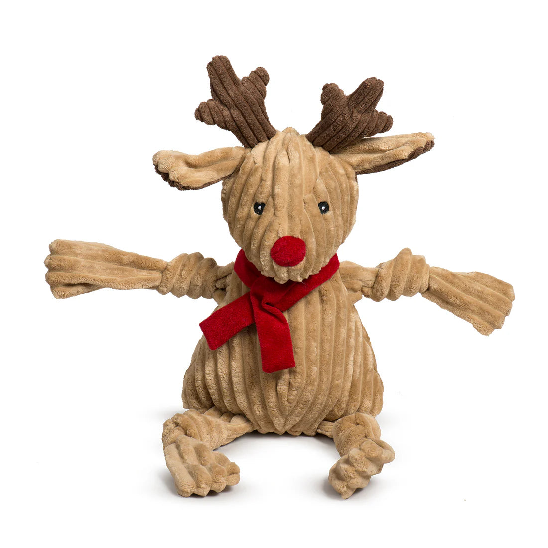 Huggle Houndz Rudy Reindeer Knotties Dog Toy