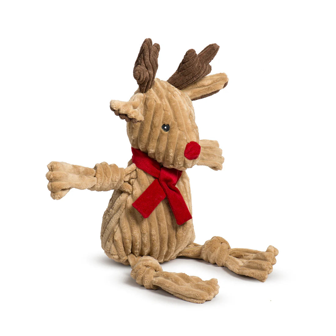 Huggle Houndz Rudy Reindeer Knotties Dog Toy