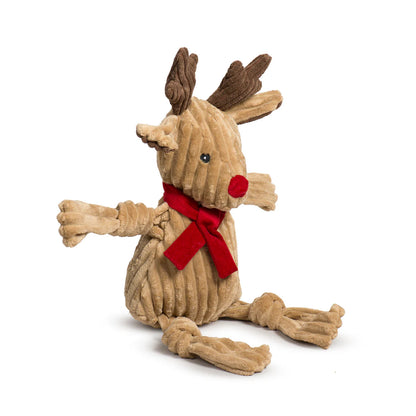 Huggle Houndz Rudy Reindeer Knotties Dog Toy