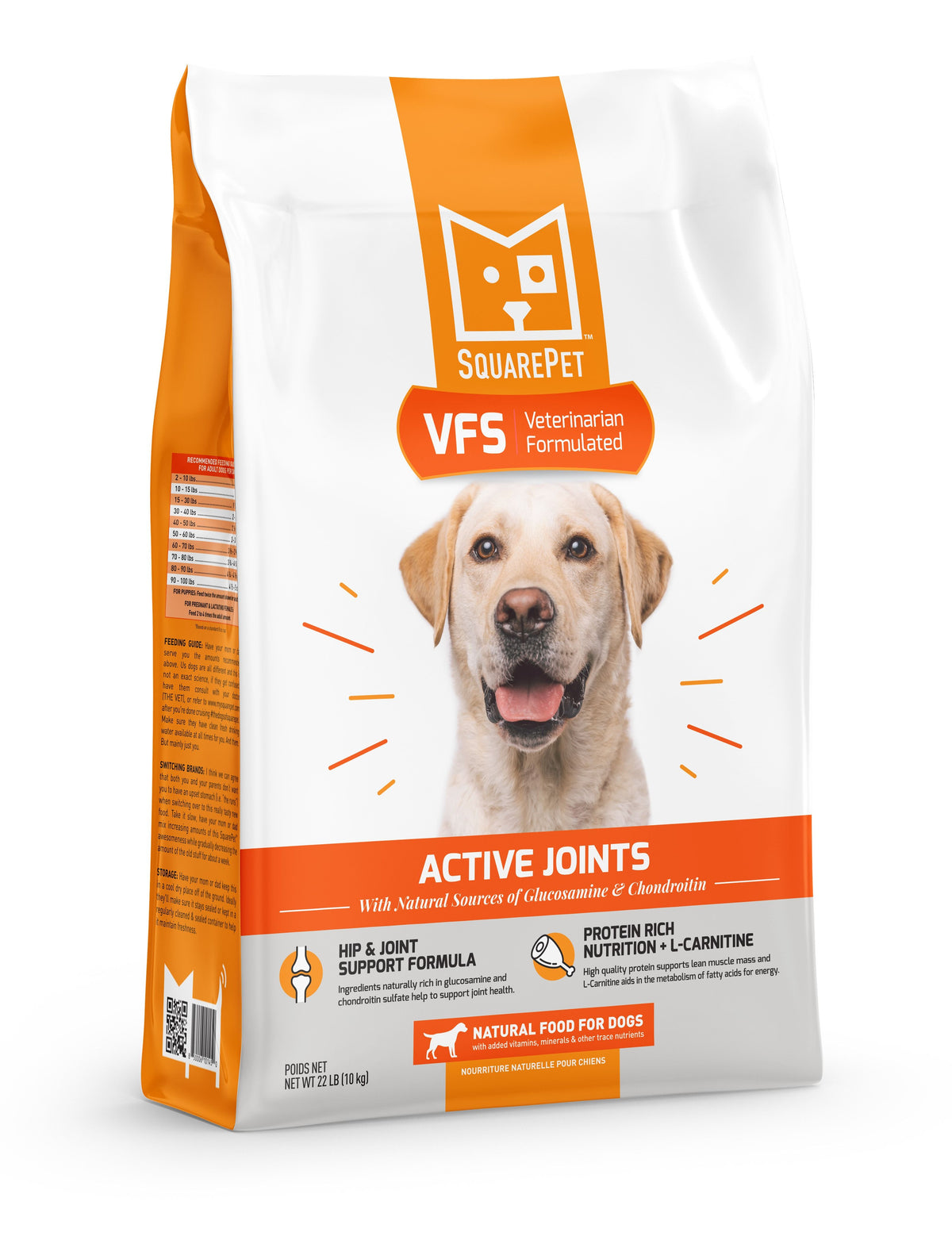 Square Pet VFS Canine Active Joints + Healthy Heart