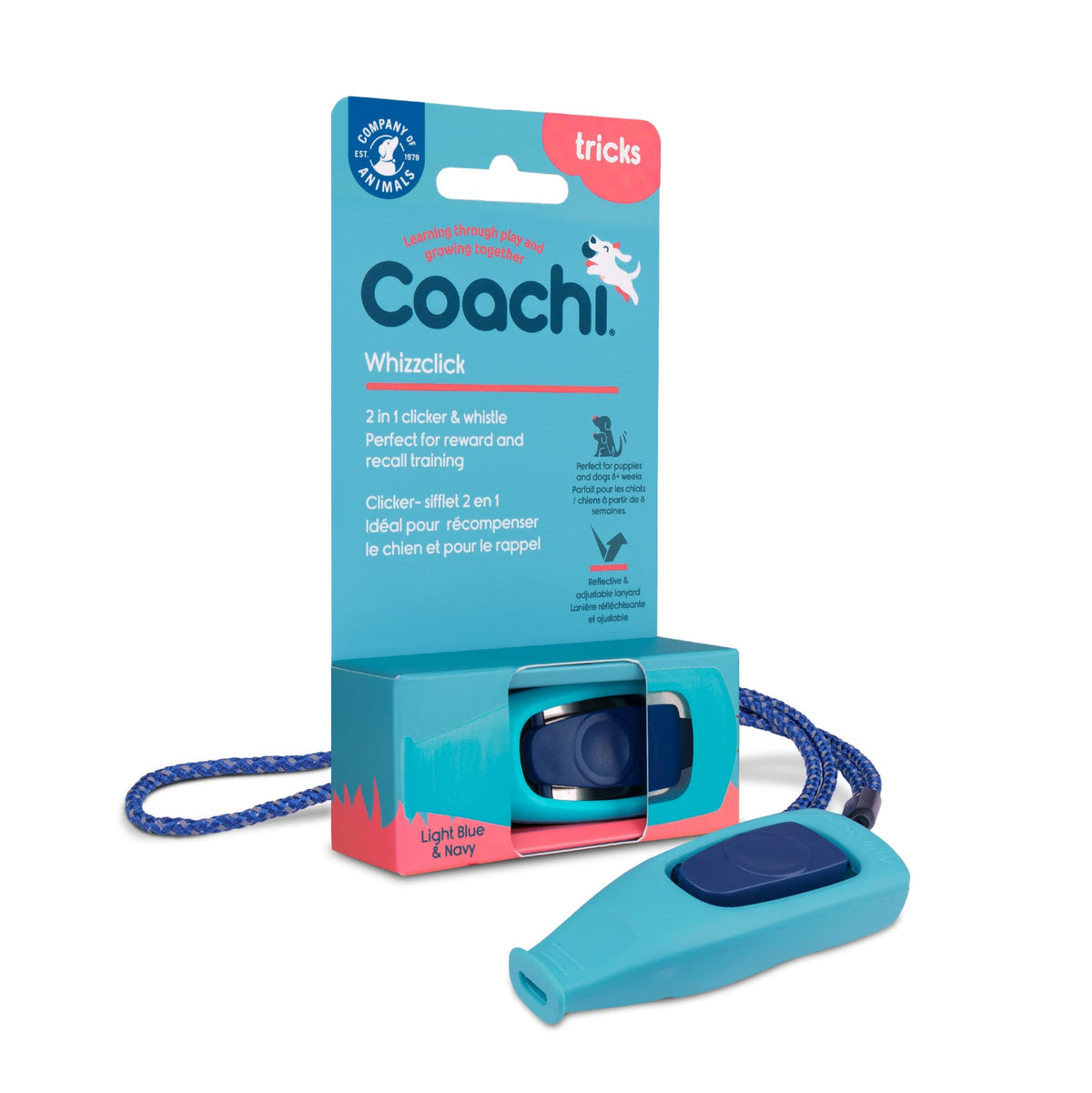 Coachi Whizzclick Navy & Light Blue