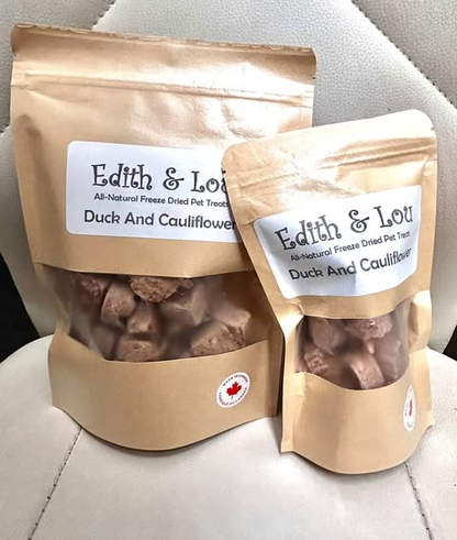 Edith & Lou🍁  Duck And Cauliflower - All Natural Freeze Dried Pet Treat