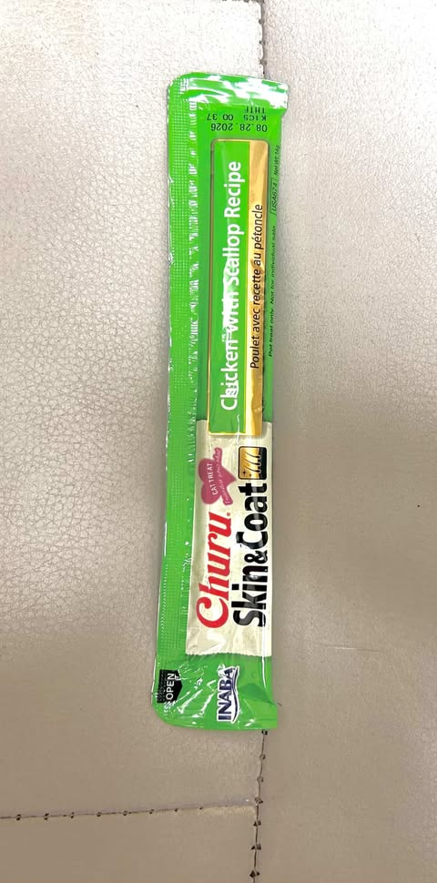 Inaba Churu Skin & Coat  Single Tubes for Cats 14g