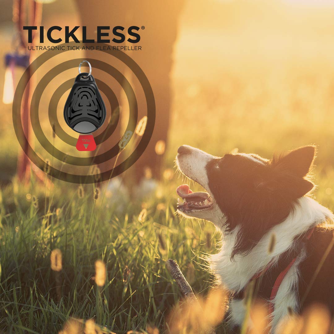 Tickless Classic Black Ultrasonic Tick and Flea Repellent