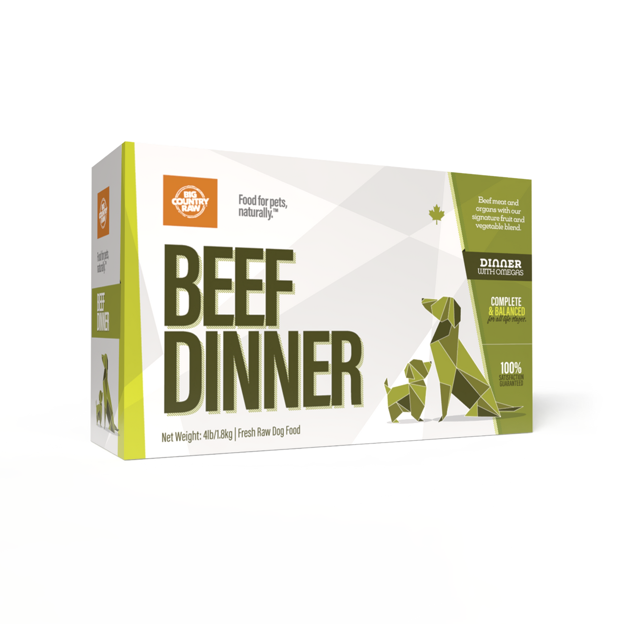 Big Country Raw 🍁Beef Dinner 4Lb Carton