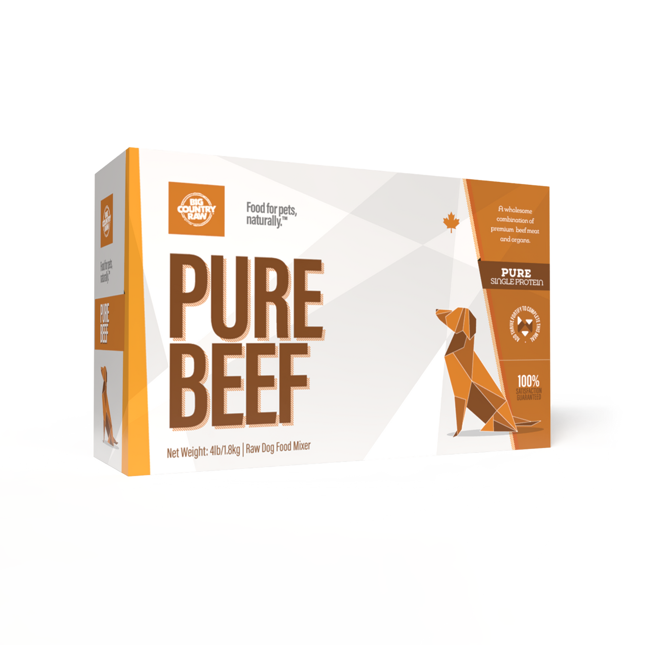 Big Country Raw🍁 Pure Beef 4Lb Carton