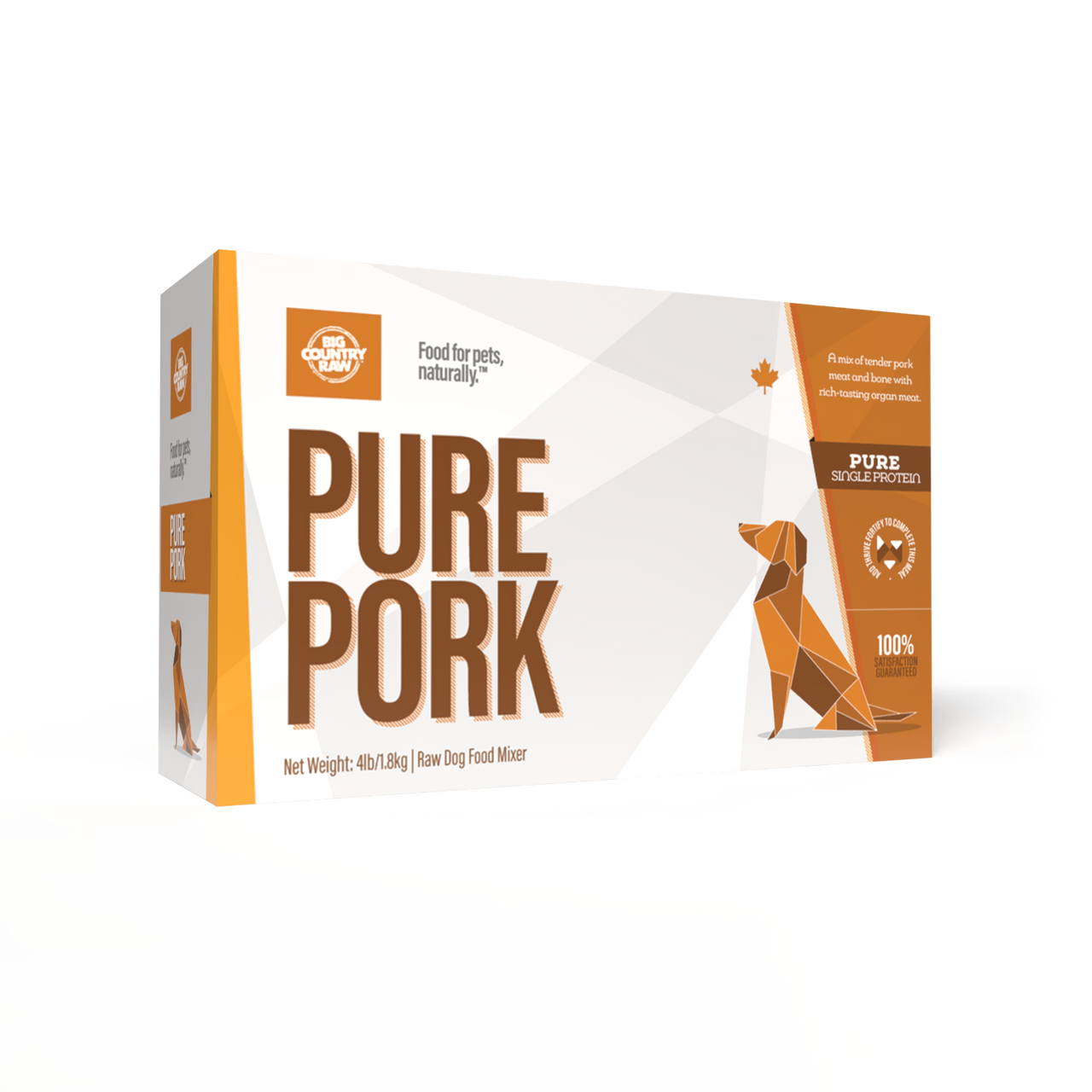 Big Country Raw🍁 Pure Pork 4Lb Carton