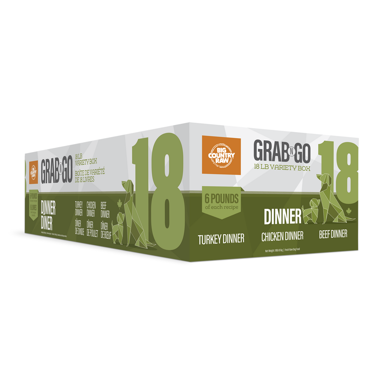 Big Country Raw 🍁Grab N Go Dinner Deal 18Lb