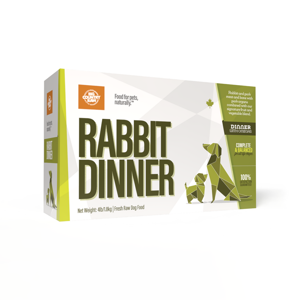 Big Country Raw🍁 Rabbit Dinner 4Lb Carton