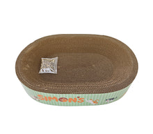 SIMONS 🍁Oval - Corrugated Cat Bed with Catnip