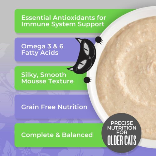 Tiki Cat Silver Mousse Chicken, Duck & Duck Liver Cat Food 2.8oz