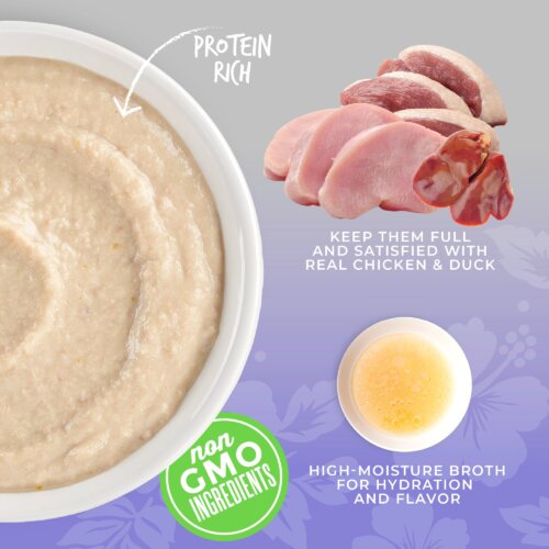 Tiki Cat Silver Mousse Chicken, Duck & Duck Liver Cat Food 2.8oz