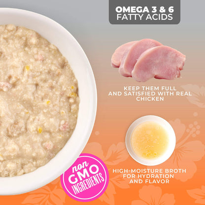 Tiki Cat Silver Pate Chicken Recipe in Broth Cat Food 2.4oz