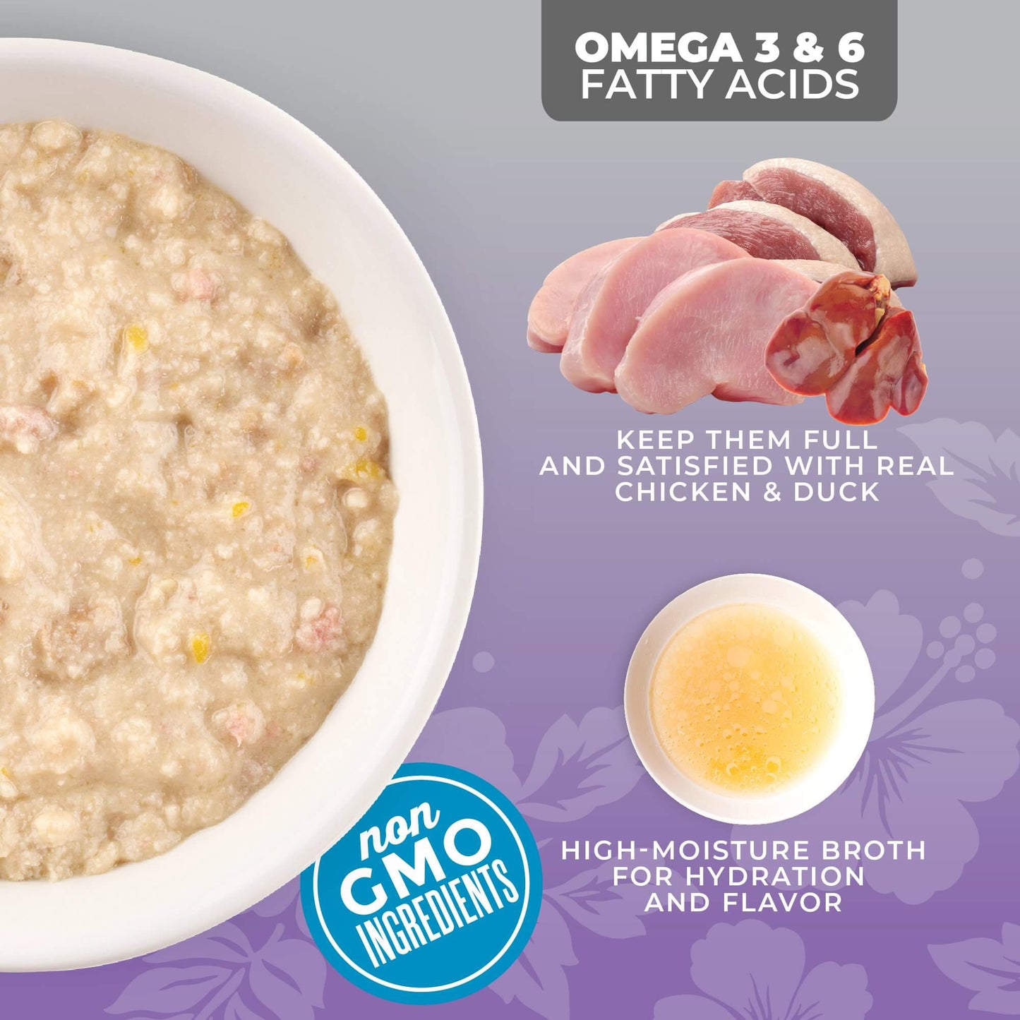 Tiki Cat Silver Pate Chicken, Duck and Duck Liver in Broth Cat Food 2.4oz