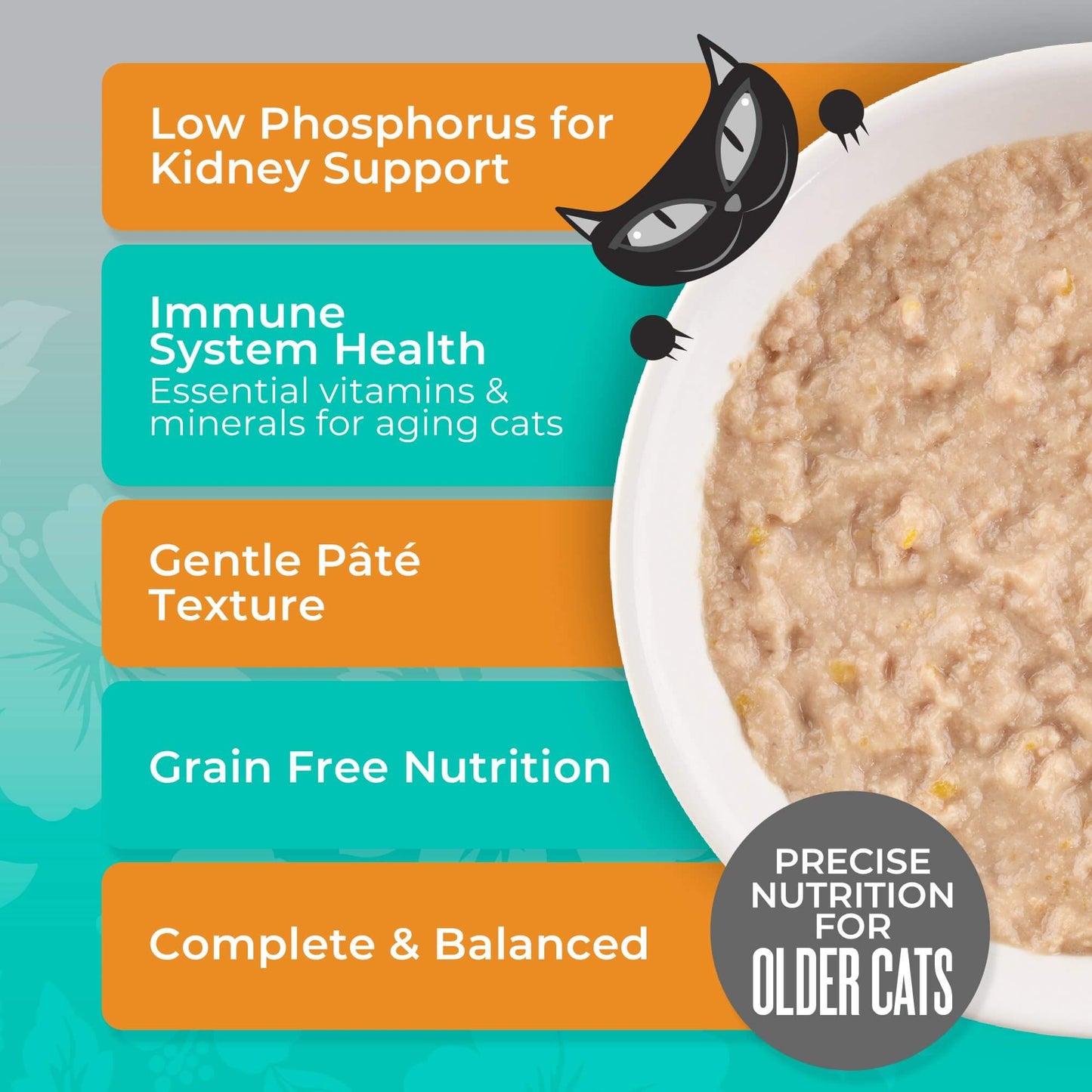 Tiki Cat Silver Pate Tuna and Mackerel in Broth Cat Food 2.4oz