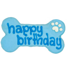 Bosco & Roxy's 🍁Blue 6" Happy Birthday Bone