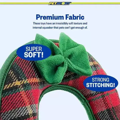 Holiday Plaid Wreath by PetSport