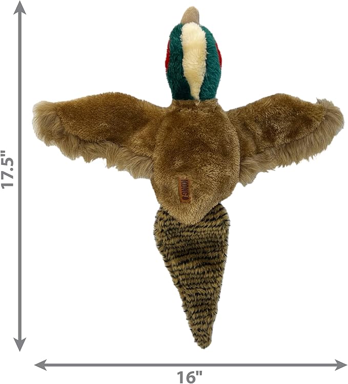 KONG Wild Low Stuff Pheasant Dog Toy