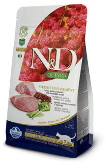Farmina N&D Adult Weight Management Lamb & Quinoa for Cats