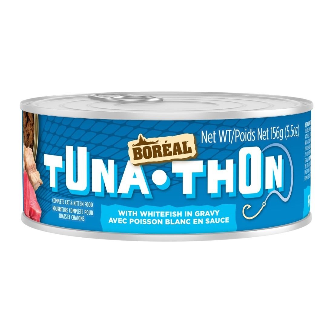 Boréal 🍁Tuna Red Meat in Gravy with White Fish 156g