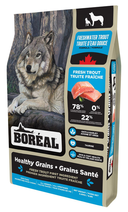 Boreal Healthy Grains Freshwater Trout Dog Food