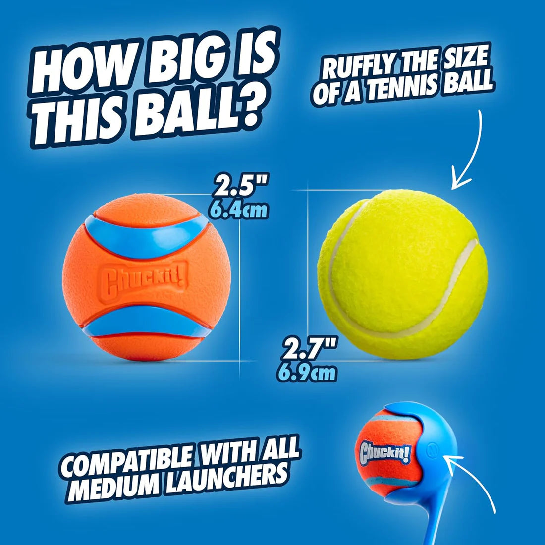 Chuck It! Bucket with Ultra Ball Medium 8 pack