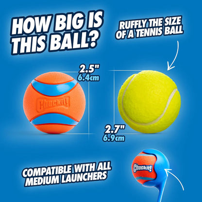Chuck It! Bucket with Ultra Ball Medium 8 pack