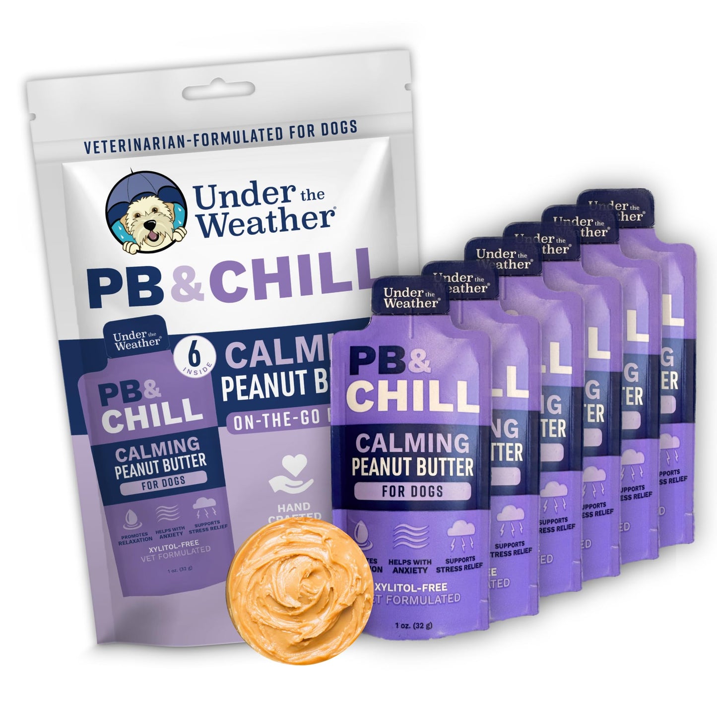Under the Weather® PB&CHILL® Calming Peanut Butter For Dogs