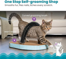 PetStages® Scratch & Groom Blue Cat Scratcher