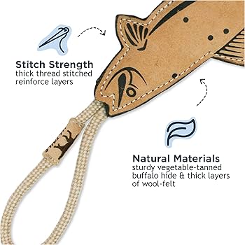 Tall Tails Natural Leather & Wool Trout