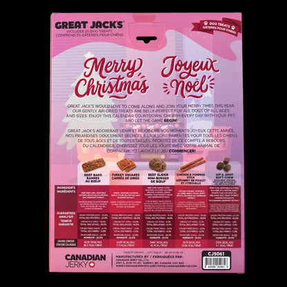 Great Jacks 🍁 Advent 25 Day Calendar for Dogs 2026