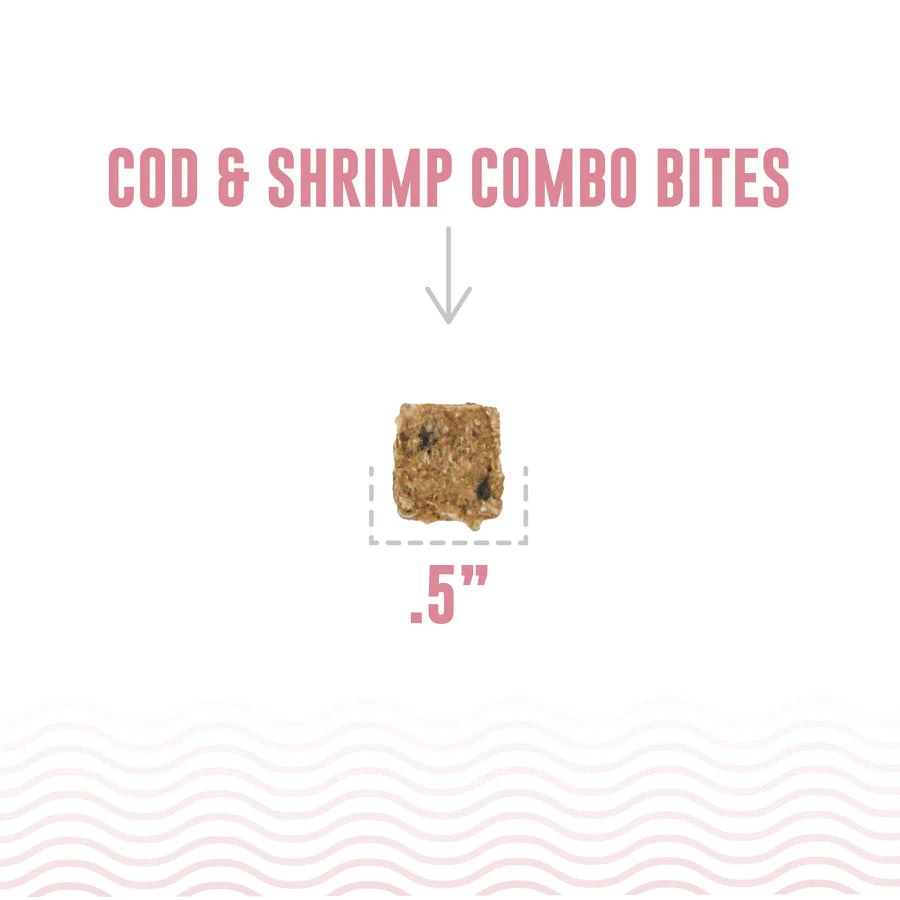 ICELANDIC+ Cod & Shrimp Combo Bites Dog Treats 3oz