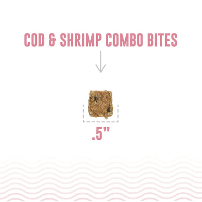 ICELANDIC+ Cod & Shrimp Combo Bites Dog Treats 3oz