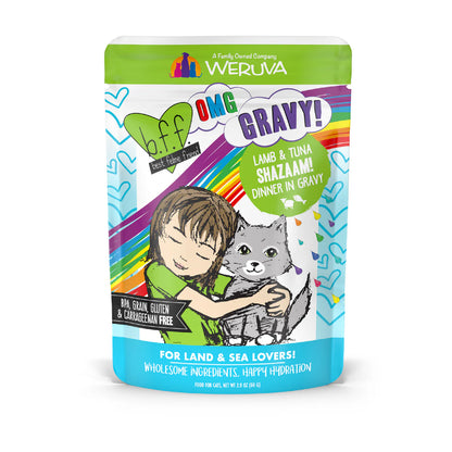 Weruva BFF OMG Lamb & Tuna Shazaam! Dinner in Gravy for Cats 2.8oz