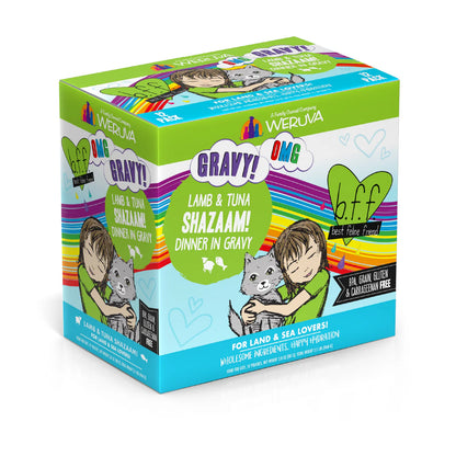 Weruva BFF OMG Lamb & Tuna Shazaam! Dinner in Gravy for Cats 2.8oz