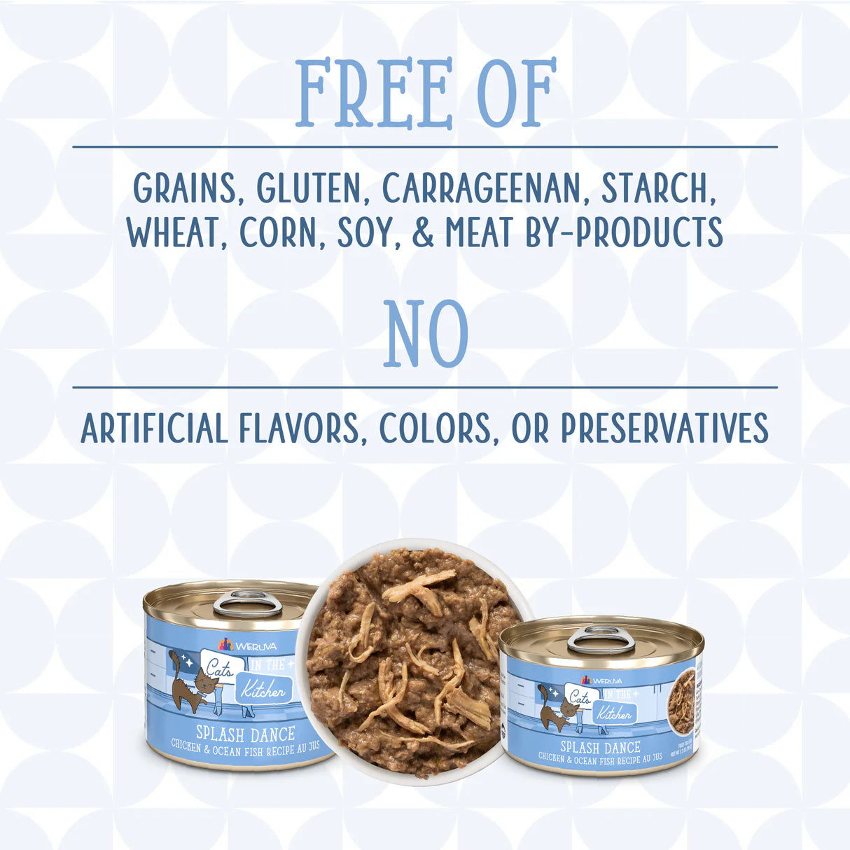 Weruva Cats In the Kitchen Splash Dance Chicken & Ocean Fish Au Jus Recipe for Cats 6oz