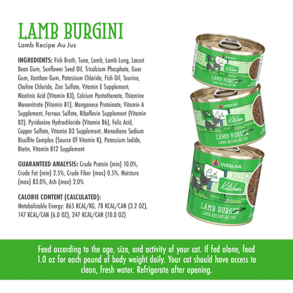 Weruva Cats in the Kitchen Lamburgini - Lamb au Jus for Cats 6oz