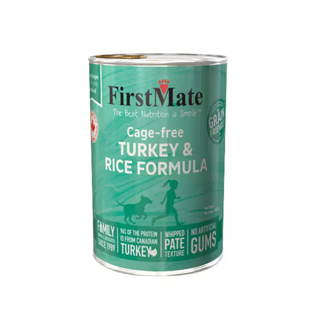 FirstMate🍁 Grain Friendly Turkey with Rice Dog Can 345g