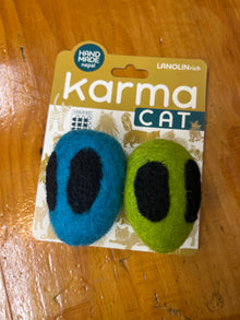 KARMA CAT – 2 Pack Wool Felt Alien Heads