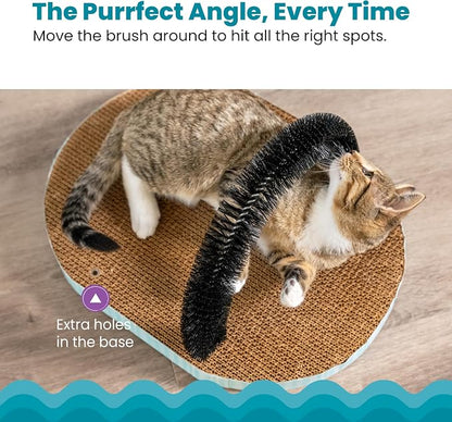 PetStages® Scratch & Groom Blue Cat Scratcher