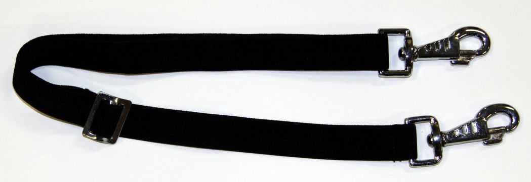 Premium Quality Elastic Leg Straps - Black