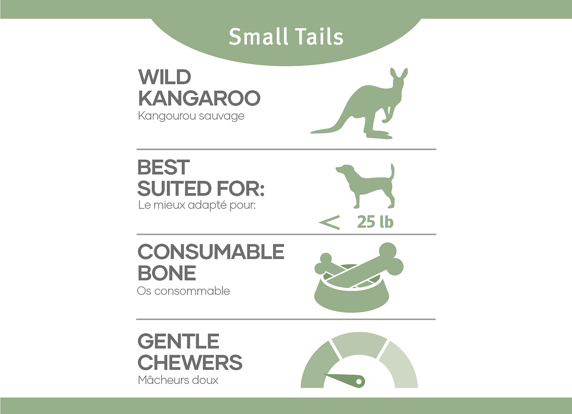 Red Dog Blue Kat Kangaroo Tails - Small