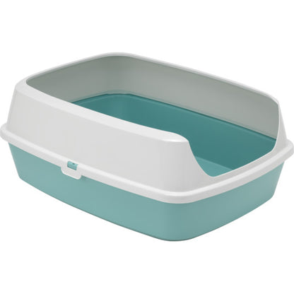 Moderna Aqua Maryloo Litter Box with Rim