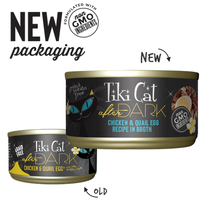 Tiki Cat After Dark Chicken & Quail Egg Cat Food 2.8oz
